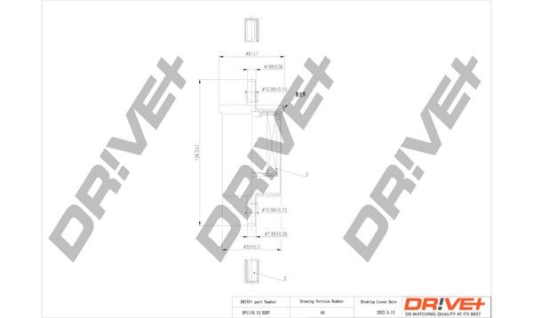 Dr!ve+ DP1110.13.0207 Fuel filter DP1110130207