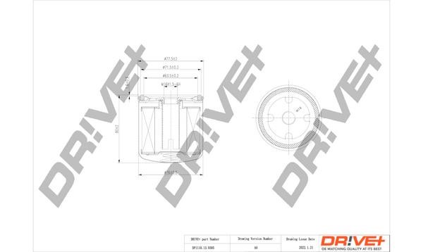 Dr!ve+ DP1110.13.0305 Fuel filter DP1110130305