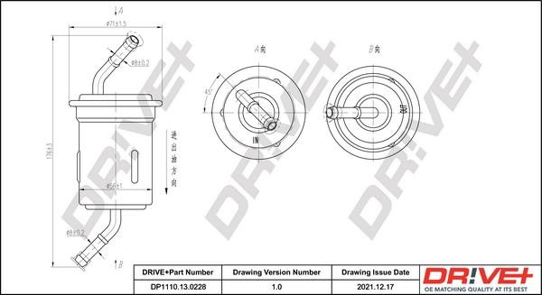 Dr!ve+ DP1110.13.0228 Fuel filter DP1110130228