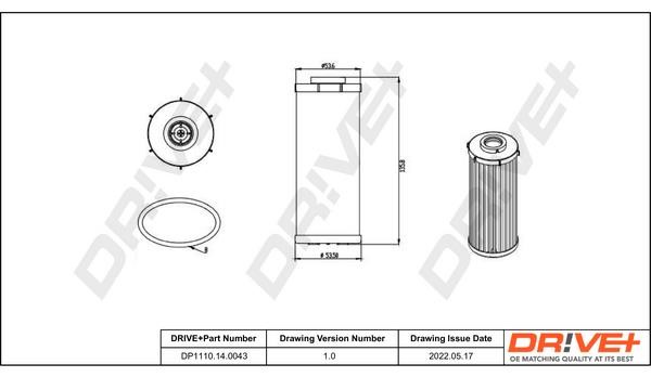 DP1110140043 Dr!ve+ Automatic transmission filter
