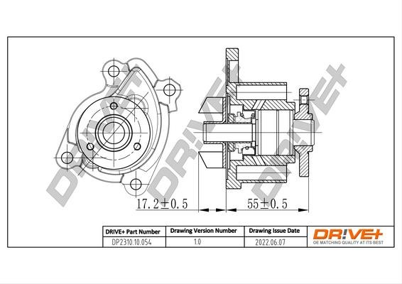 Dr!ve+ DP2310.10.054 Water pump DP231010054 DP231010054 Dr!ve+ Water pump