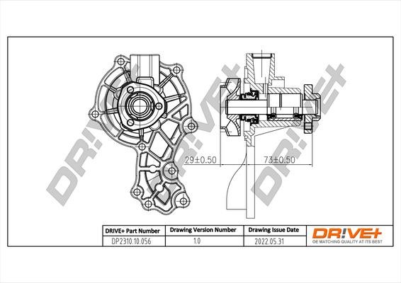 DP231010056 Dr!ve+ Water pump