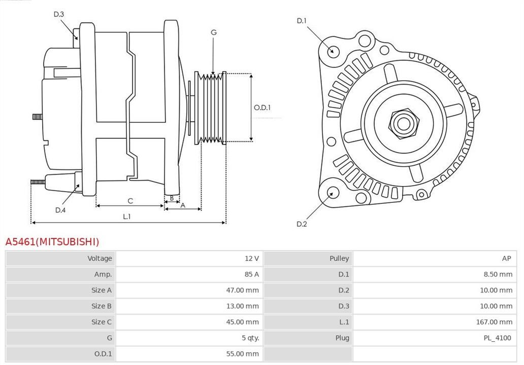 AS-PL Alternator – price [object Object] PLN