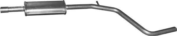 Rear exhaust silencer Dacia Dokker: 0227 Polmostrow Centre Muffler