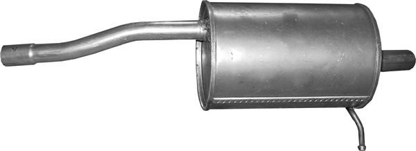 Rear exhaust silencer Renault Logan: 0229 Polmostrow End Silencer
