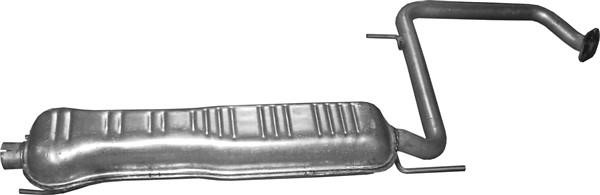 Rear silencer Opel Zafira A: 17001 Polmostrow Centre Muffler