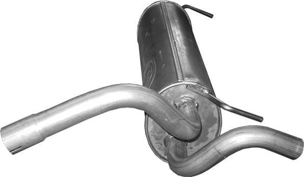 Exhaust muffler Opel Astra J: 17104 Polmostrow End Silencer