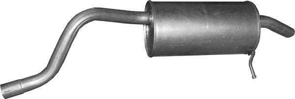 Exhaust muffler Dacia Dokker: 0226 Polmostrow End Silencer