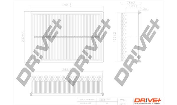 Dr!ve+ DP1110.10.0188 Air filter DP1110100188
