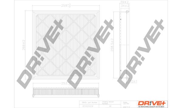 Dr!ve+ DP1110.10.0191 Air filter DP1110100191