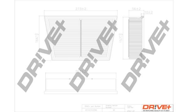 Dr!ve+ DP1110.10.0769 Air filter DP1110100769