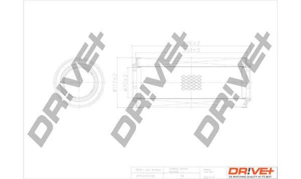 Dr!ve+ DP1110.10.0726 Air filter DP1110100726