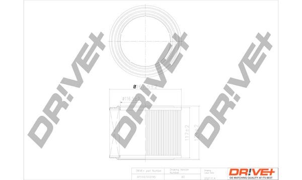 Dr!ve+ DP1110.10.0745 Air filter DP1110100745