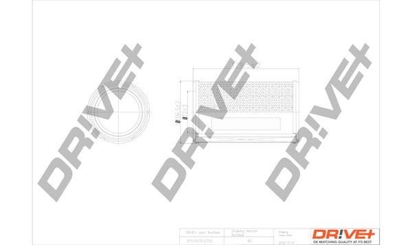 Dr!ve+ DP1110.10.0752 Air filter DP1110100752