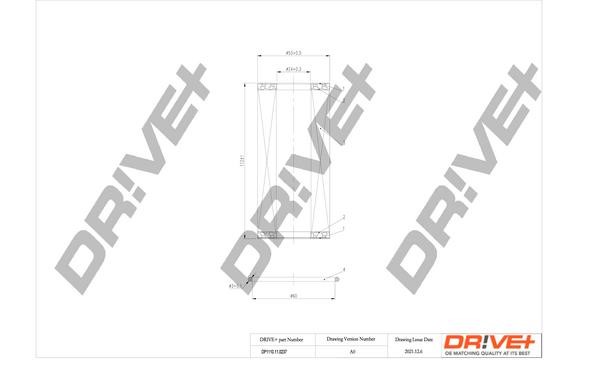 Dr!ve+ DP1110.11.0237 Oil Filter DP1110110237