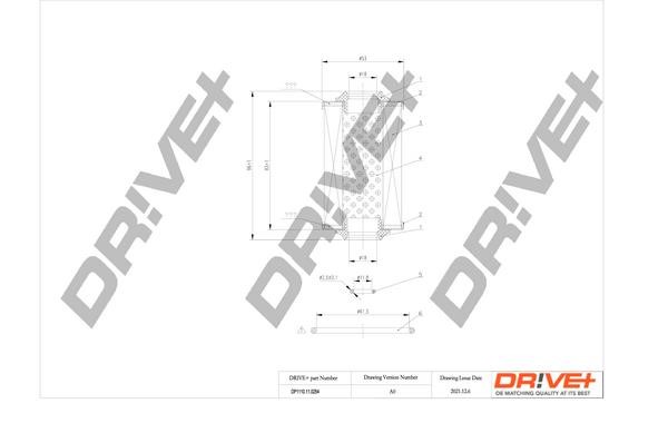 Dr!ve+ DP1110.11.0254 Oil Filter DP1110110254