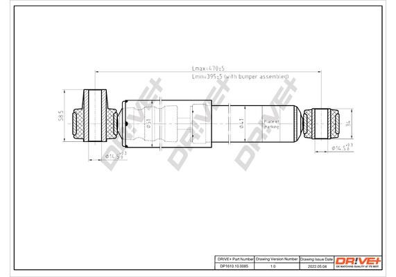 DP1610100085 Dr!ve+ Shock absorber assy
