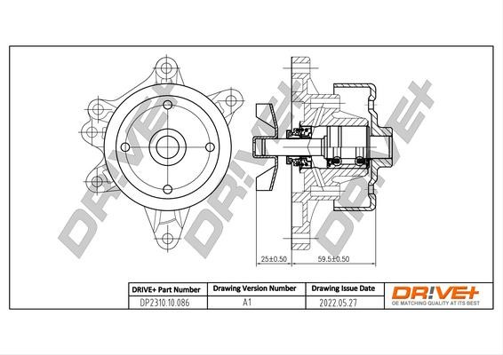 DP231010086 Dr!ve+ Water Pump, engine cooling
