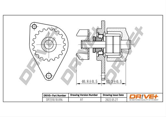Car water pump Mega: DP231010096 Dr!ve+ Water pump