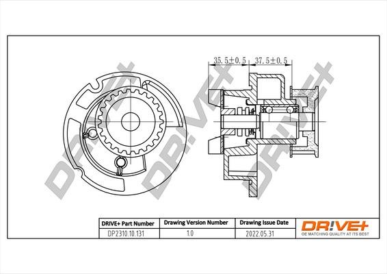Dr!ve+ DP2310.10.131 Water pump DP231010131 DP231010131 Dr!ve+ Water pump