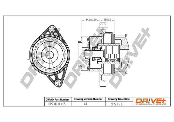 DP231010065 Dr!ve+ Water Pump, engine cooling