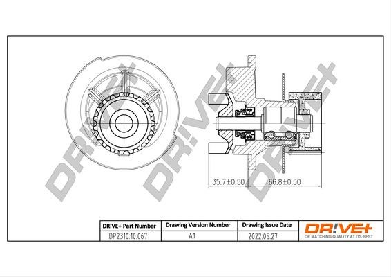 DP231010067 Dr!ve+ Water Pump, engine cooling