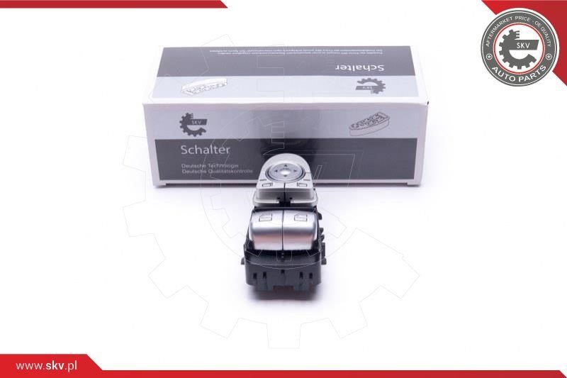 Window control switch Mercedes V-Class: 37SKV168 Esen SKV Power window button