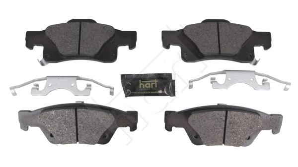 Hart 261 805 Brake Pad Set, disc brake 261805