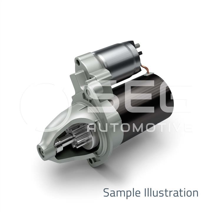 Starter motor Fiat Ducato: 0001109300 SEG Automotive Starter