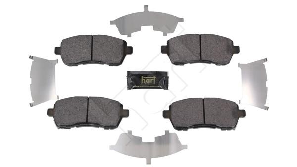 Hart 261 845 Brake Pad Set, disc brake 261845