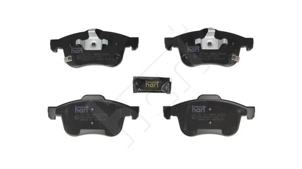 Hart 261 744 Brake Pad Set, disc brake 261744