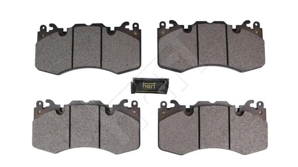 Hart 261 754 Brake Pad Set, disc brake 261754