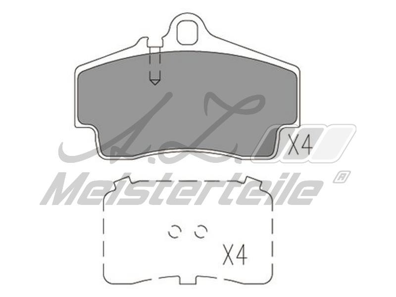 A.Z. Meisterteile AZMT-44-022-1776 Brake Pad Set, disc brake AZMT440221776