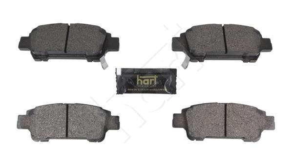 Hart 261 829 Brake Pad Set, disc brake 261829