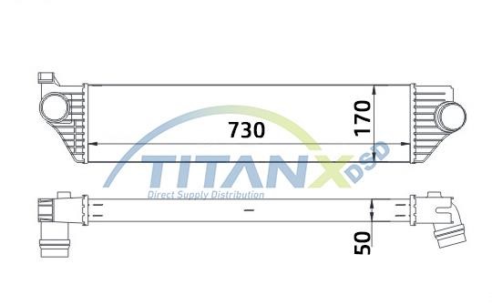 IC369005 TITANX Intercooler, charger