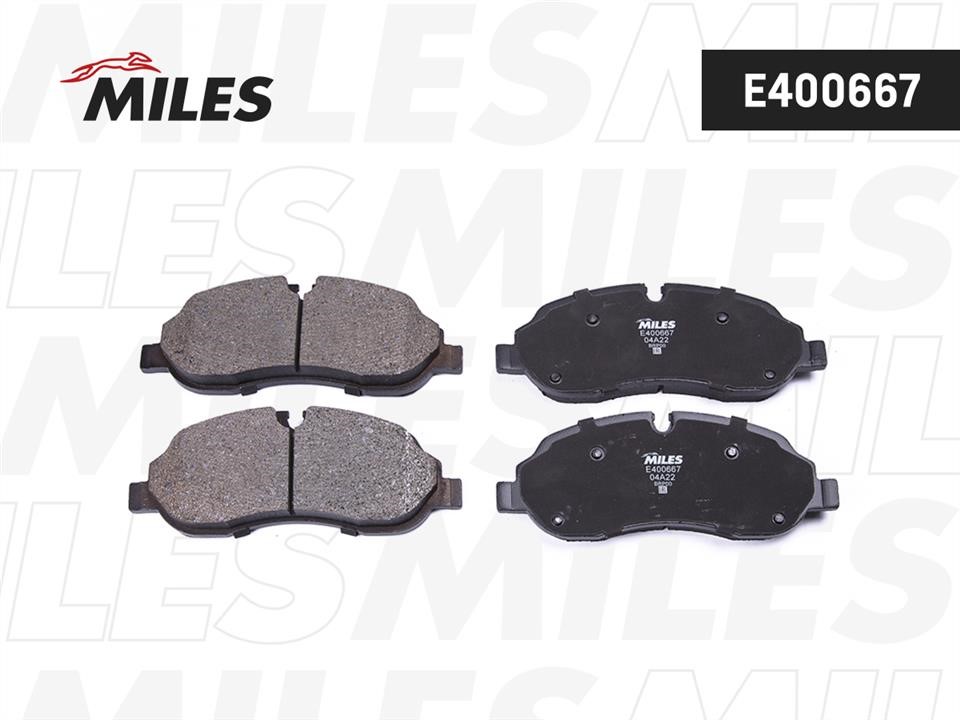Miles E400667 Brake Pad Set, disc brake E400667