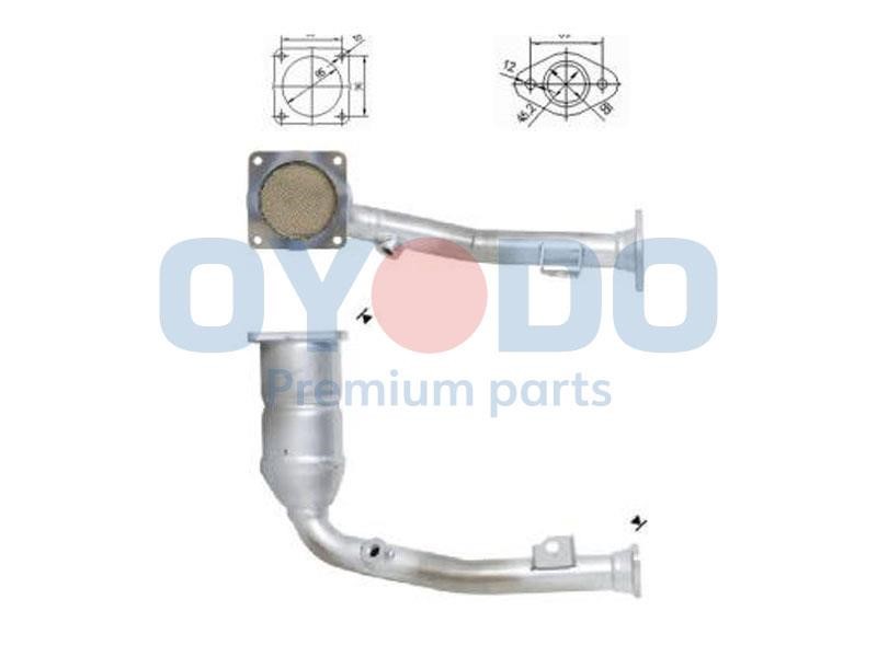 Cat converter Citroen: 10N0082OYO Oyodo Catalytic Converter