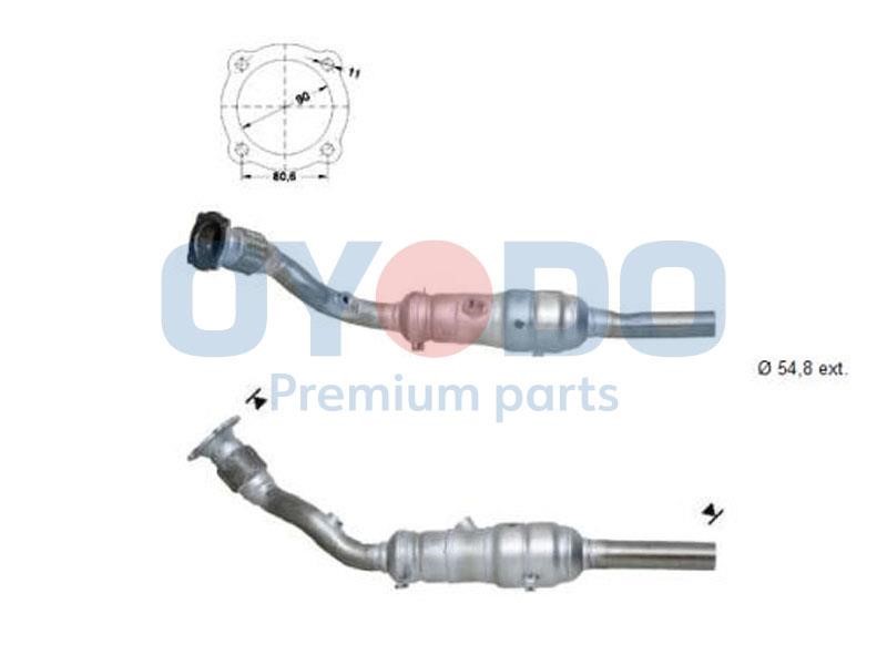 Cat converter Volkswagen Bora: 10N0100OYO Oyodo Catalytic Converter