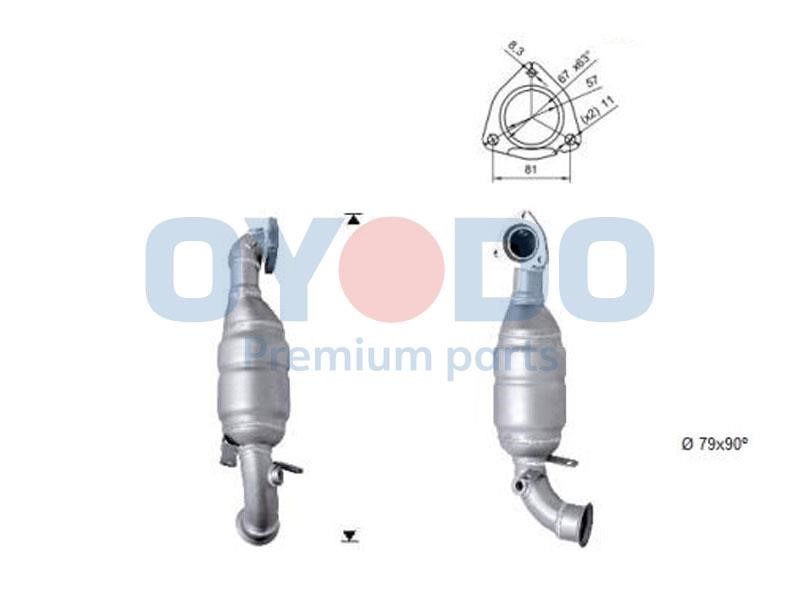 Catalyst exhaust Mini: 10N0121OYO Oyodo Catalytic Converter