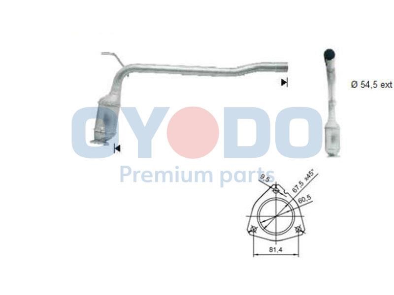 20N0008OYO Oyodo Catalytic Converter