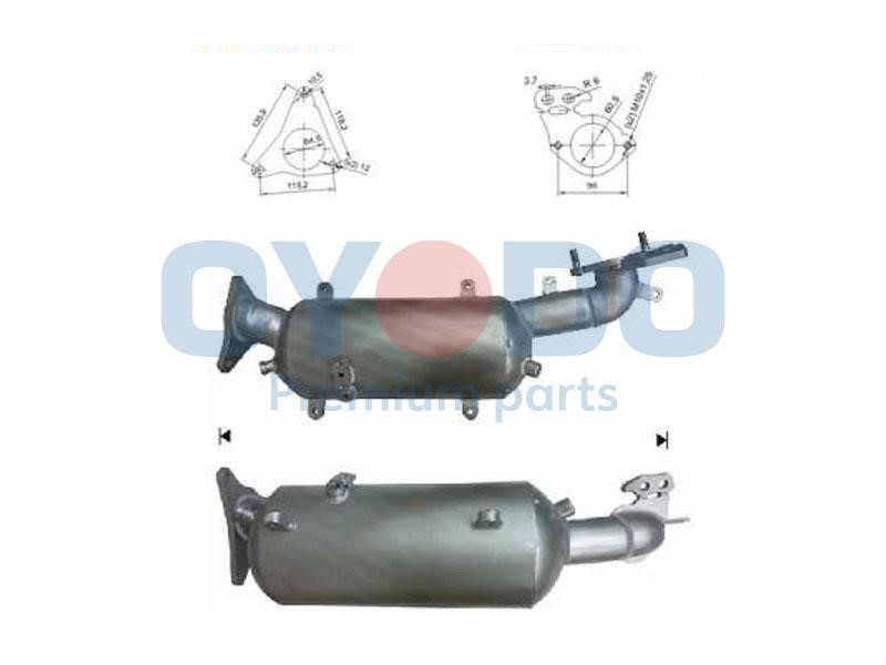 Diesel Particulate Filter Subaru: 20N0149OYO Oyodo Diesel particulate filter DPF