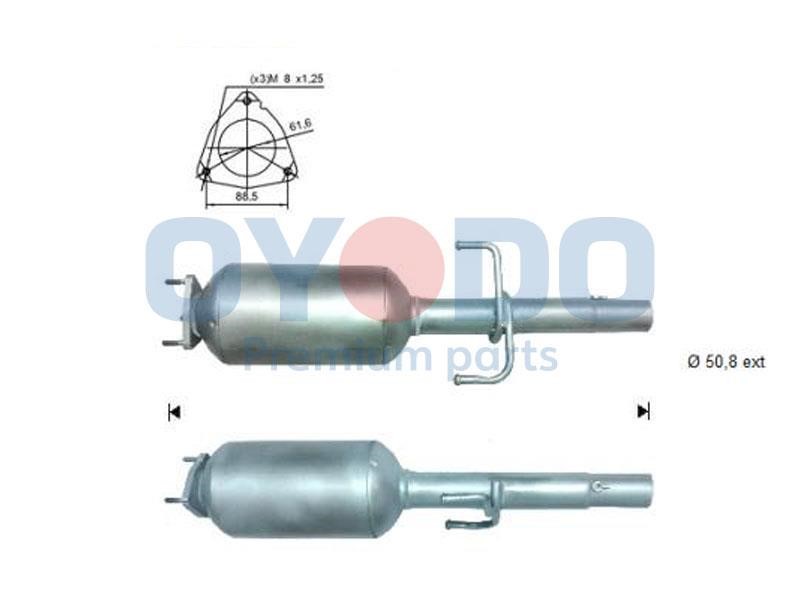 20N0104OYO Oyodo Diesel particulate filter DPF