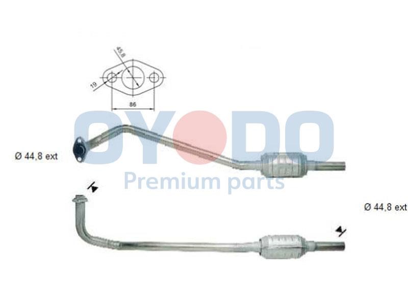 10N0035OYO Oyodo Catalytic Converter