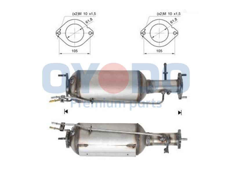 20N0006OYO Oyodo Diesel particulate filter DPF