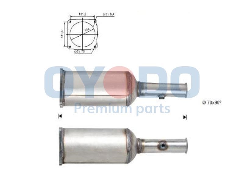 Oyodo 20N0023-OYO Soot/Particulate Filter, exhaust system 20N0023OYO