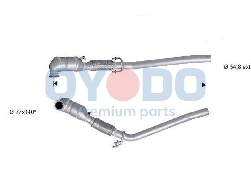 Catalyst exhaust Skoda Superb: 20N0027OYO Oyodo Catalytic Converter