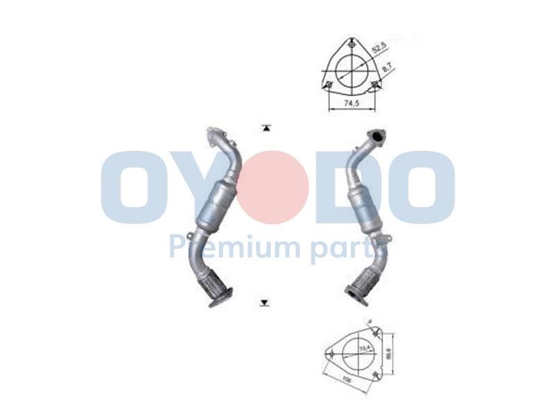 Cat converter Audi Q7: 20N0068OYO Oyodo Catalytic Converter
