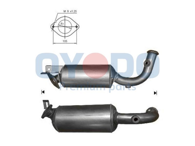 Oyodo 20N0092-OYO Soot/Particulate Filter, exhaust system 20N0092OYO