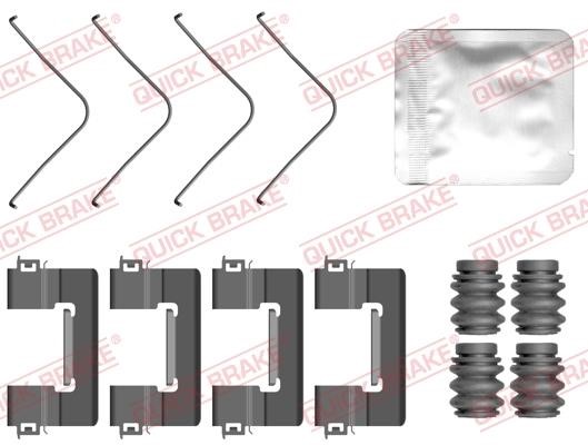 Brake pad accessory kit Volvo Xc40: 1090163 Quick brake Accessory Kit, disc brake pad