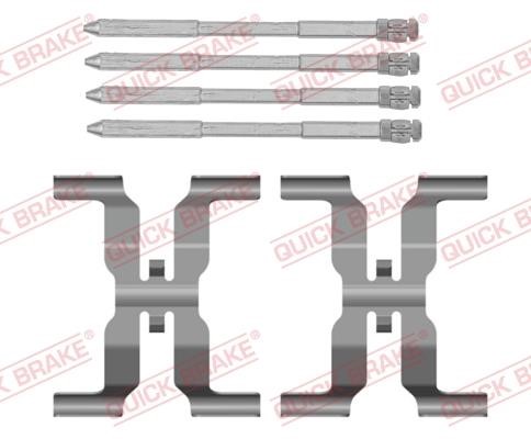 Brake pad accessory kit Jaguar: 1090166 Quick brake Accessory Kit, disc brake pad